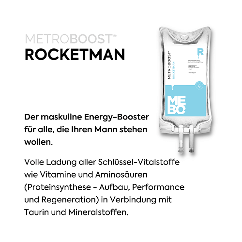 Vitamininfusion Metroboost Rocketman AesthetiCum Berlin