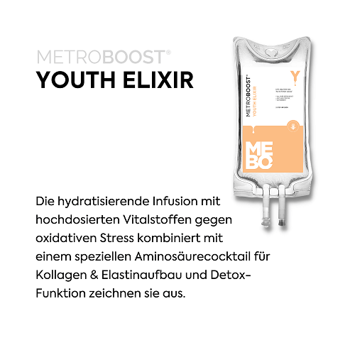 Vitamininfusion Metroboost Youth Elixir AesthetiCum Berlin